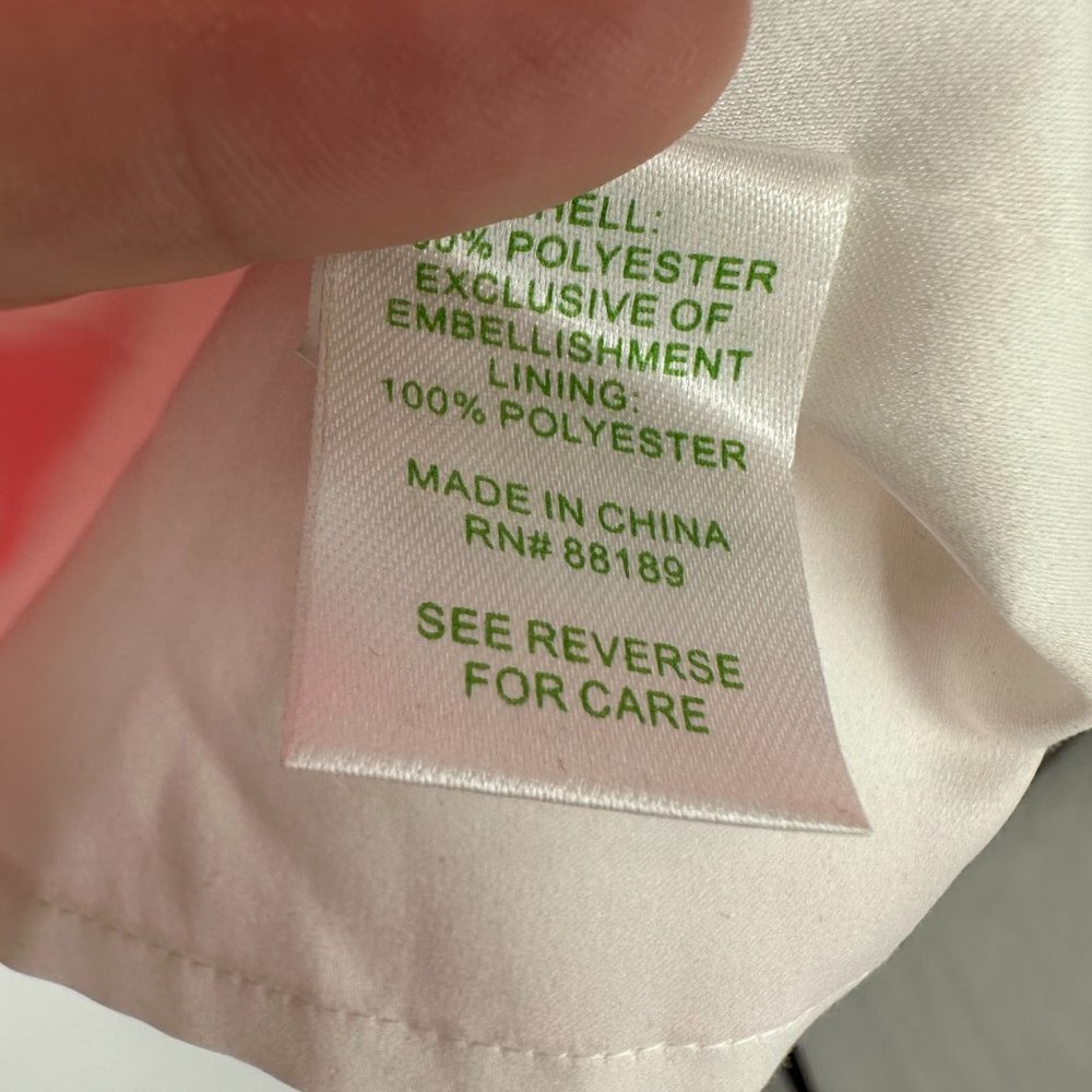 Lilly Pulitzer Pearl Sheath Dress Fluorescent Fiesta Pink Pinwheel Organza 2 - Picture 8 of 10